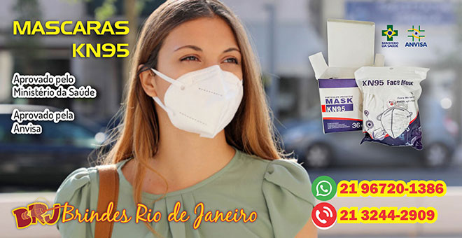 Brindes Rio de Janeiro Mascara KN95